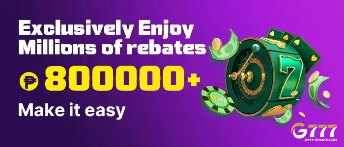 G777 exclusive cashback offer for active players